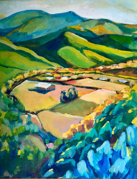 CRM - Morning Valley, Original and Prints, 18" x 14"