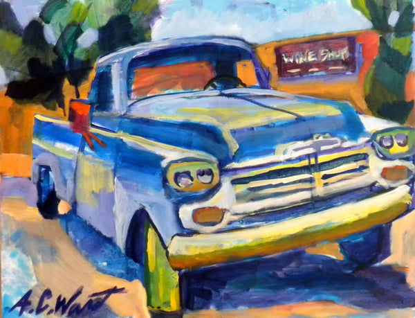 Auto-Boat: "Beer Run" Original Painting