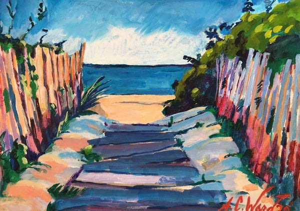 NS - Walk to the Sea, Giclee Canvas and Prints, 8" x 12"
