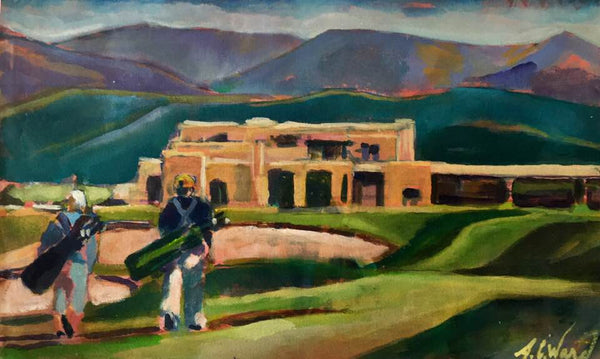 Golf - On the 18th, Giclee Canvas Print 18" x 24", 2013