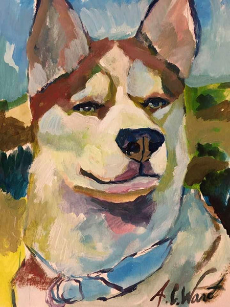Paws: Husky Giclee Print