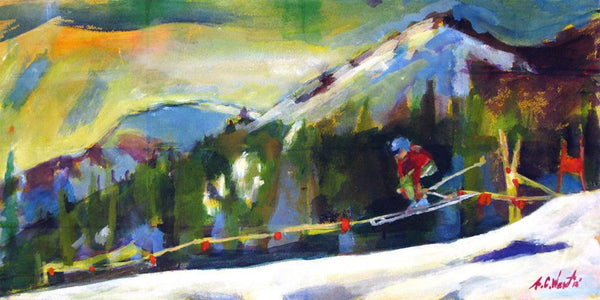 Snow Sports - Ski Racer Print