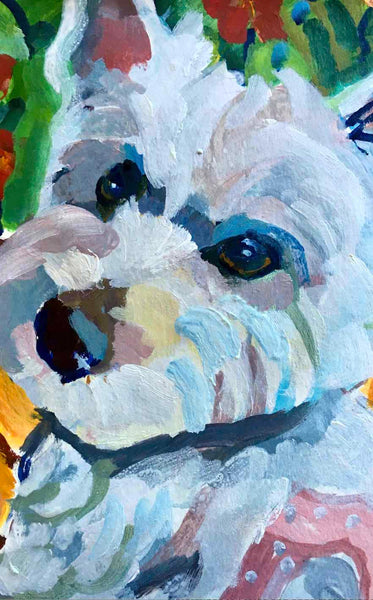 Paws: Westie Giclee Print