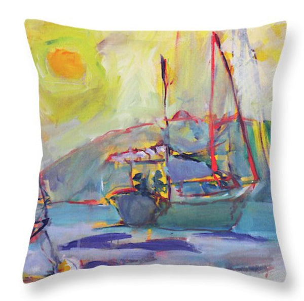 Products - Acadia Anchor Throw Pillow