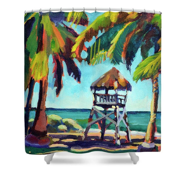 Products - Shaded Palms Shower Curtain