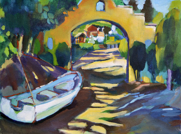 "Road to Small Beach" Original Painting