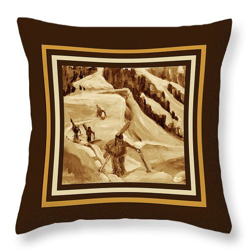Products - Ridge Hikers Pillow - Chocolate 14" x 14"