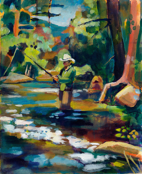 "Summer Pool 1" Original Painting